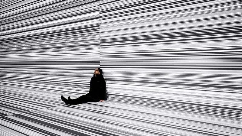Wayhome concert 2018. Ryoji Ikeda stage.